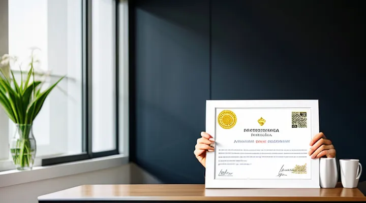 Справка о работе через портал Госуслуг