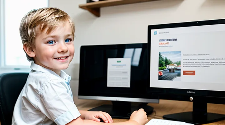 Справка о регистрации по месту жительства через Госуслуги для ребёнка