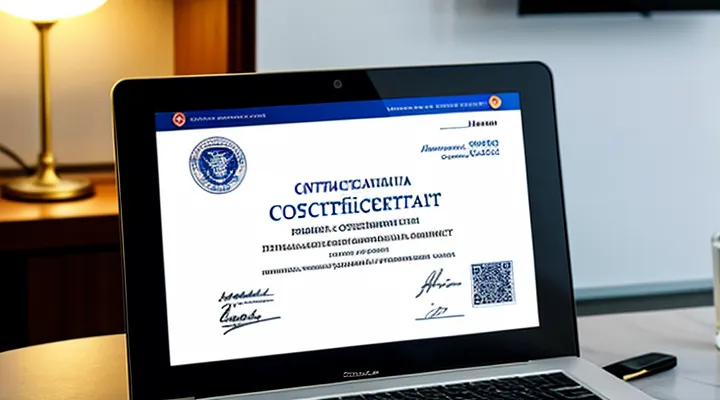 Справка об отсутствии судимости в системе Госуслуг