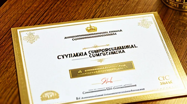 Справка со стандартами из Госуслуг