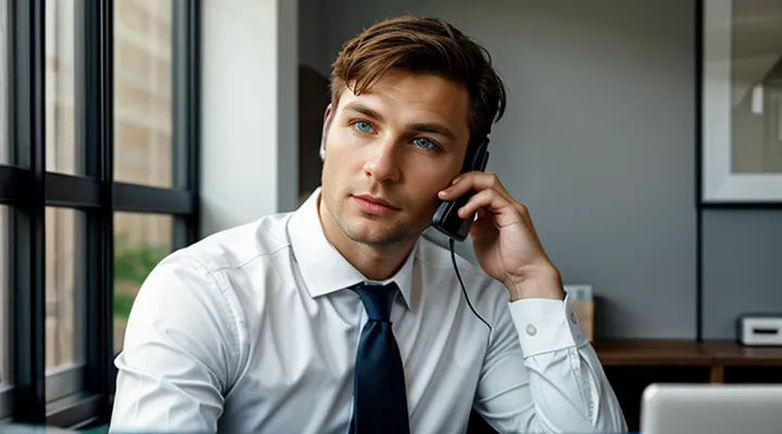 Связь с оператором Госуслуг по телефону без автоответчика