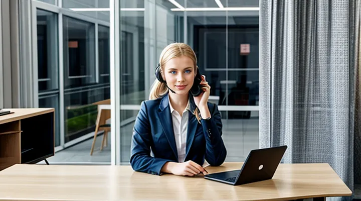 Связь с живым оператором Госуслуг