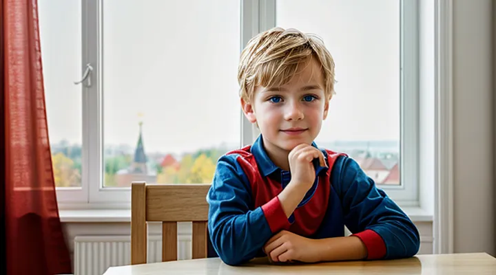 Услуги для детей до 14 лет на Госуслугах