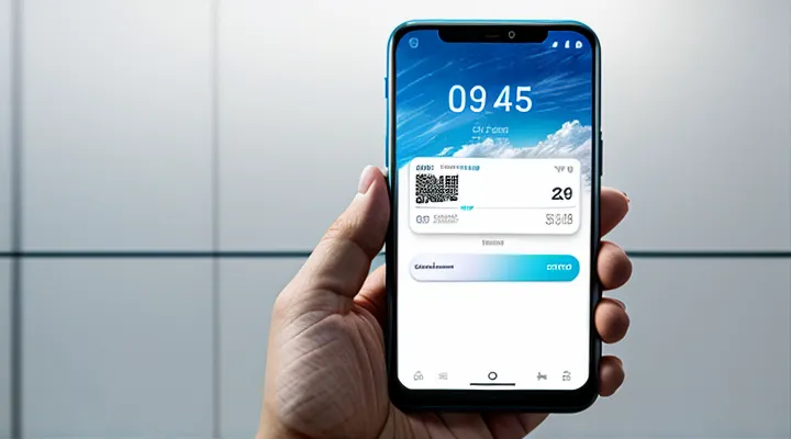 Виртуальная карта в системе Госуслуг