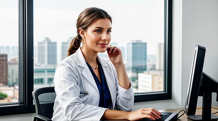 Вход в Федеральный регистр медицинских работников через портал Госуслуги