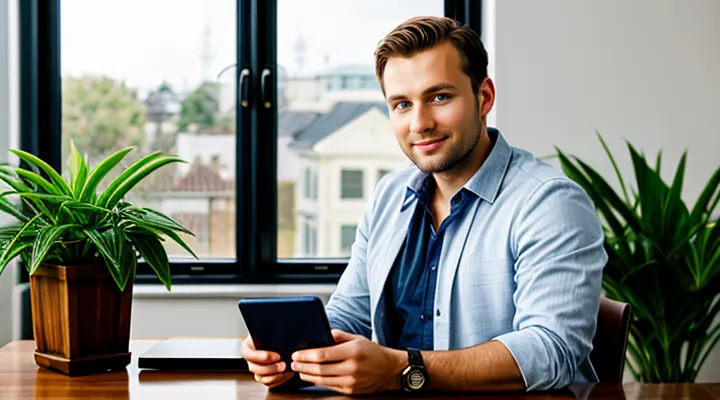 Вход в Госуслуги как ИП через мобильное приложение