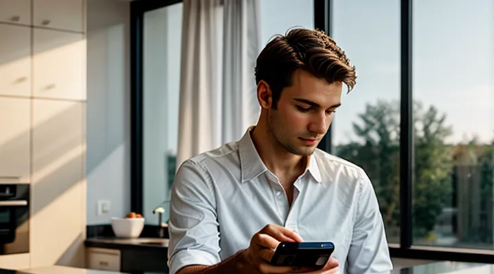 Вход в личный кабинет Госуслуг по номеру телефона с мобильного устройства