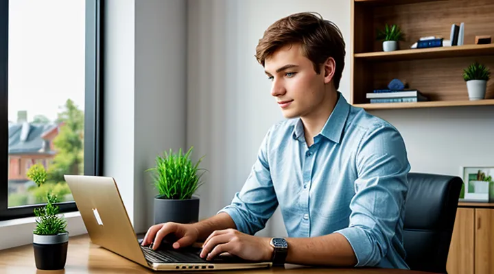 Вход в личный кабинет ИП‑налогоплательщика через портал Госуслуги