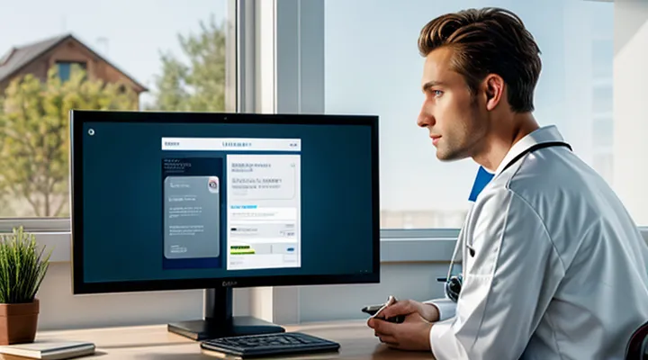 Вход в личный кабинет медицинского работника через портал Госуслуг