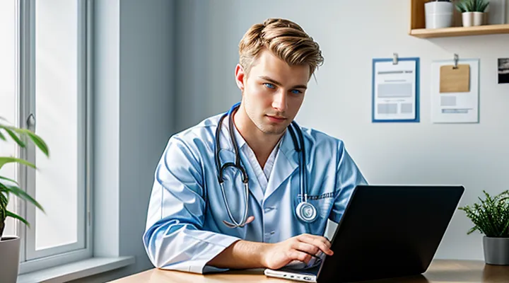 Вход в личный кабинет медицинского работника (ФРМР) через портал Госуслуги