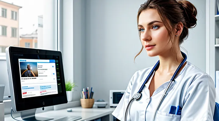 Вход в личный кабинет медработника через портал Госуслуг