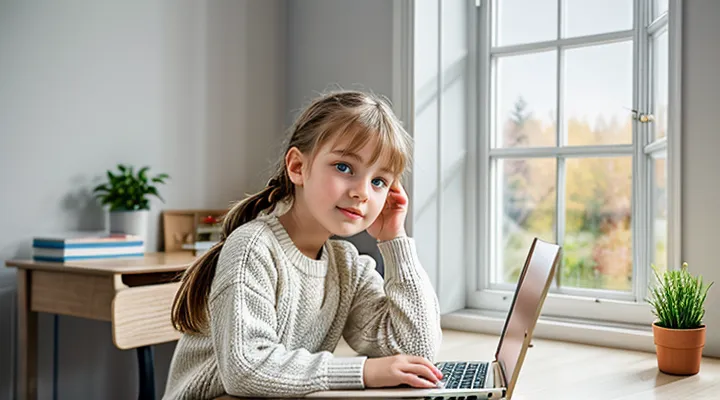 Вход в личный кабинет ребёнка на портале Госуслуги