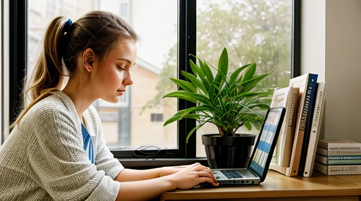 Вход в систему виртуальной школы через портал Госуслуги