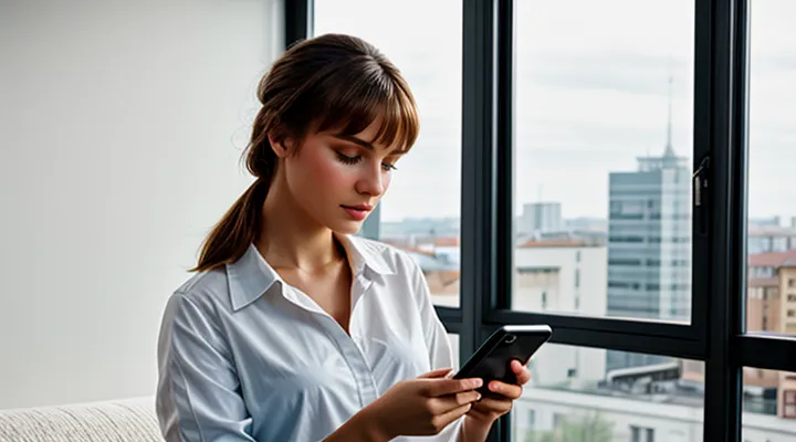 Включение римских цифр на телефоне в настройках Госуслуг