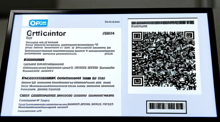 Внешний вид справки об отсутствии судимости в электронном виде на Госуслугах