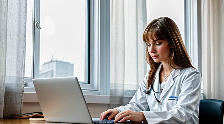 Войти в личный кабинет медицинского работника и пройти аккредитацию через Госуслуги