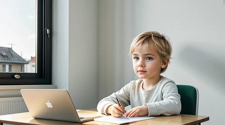 Временная прописка ребёнка через портал Госуслуги: как оформить