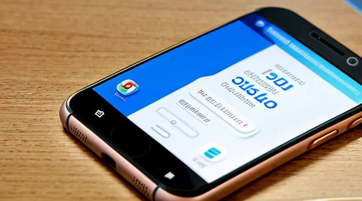 Вывод приложения Госуслуги на экран телефона