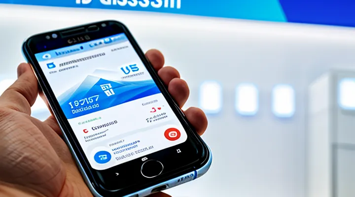 Вывод сервиса Госуслуги на экран смартфона