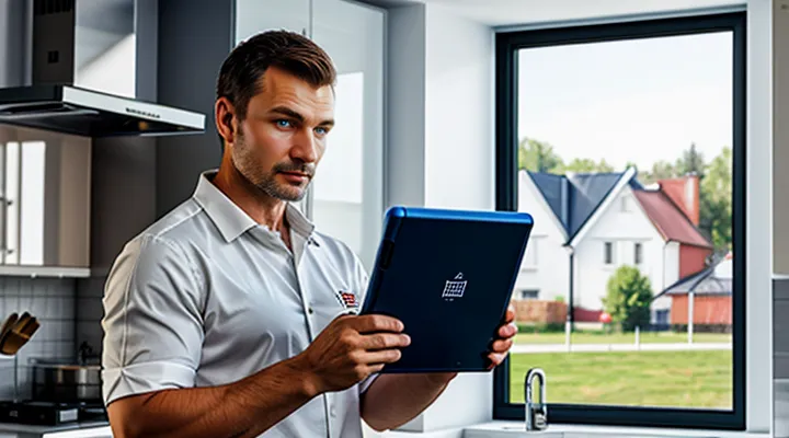 Вызов сантехника через онлайн‑сервис Госуслуг