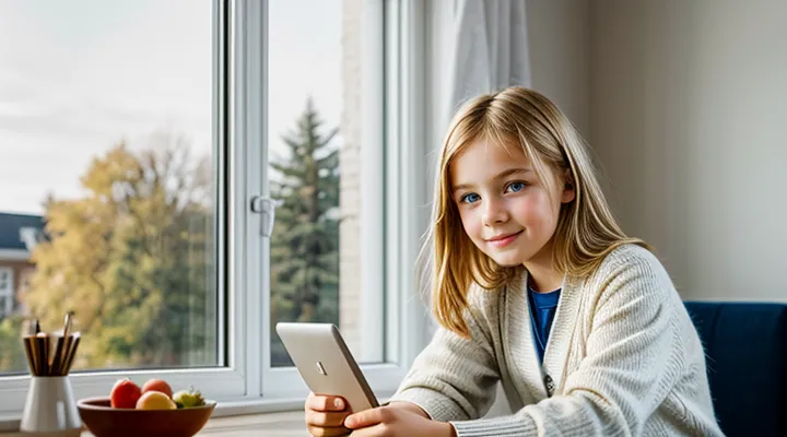 Зачисление ребёнка в школу через портал Госуслуг