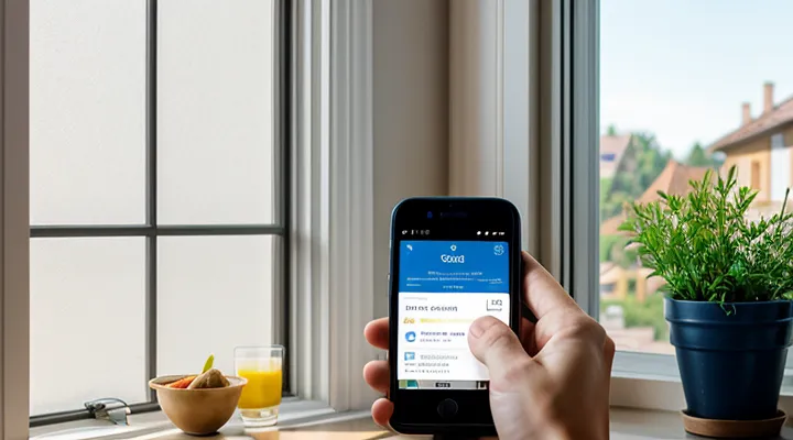 Заказ справки ЕГРН через мобильное приложение Госуслуг