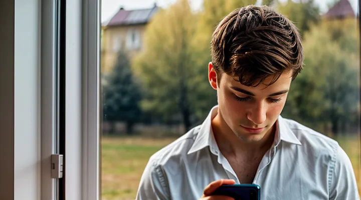 Запись к судебному приставу на приём через Госуслуги с мобильного телефона