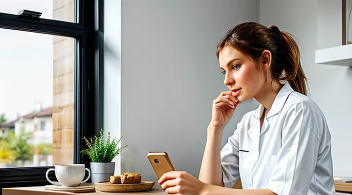 Запись к врачу через Госуслуги с мобильного телефона