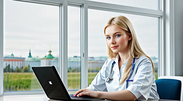 Запись к врачу через сервис Госуслуг