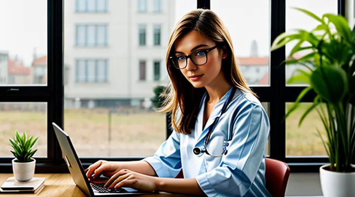 Запись к врачу на приём через личный кабинет портала Госуслуги