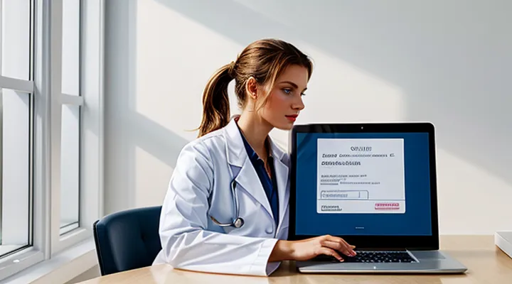 Запись на приём к врачу в поликлинику через портал Госуслуги