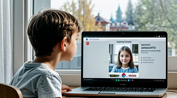 Запись ребёнка к окулисту через портал Госуслуги