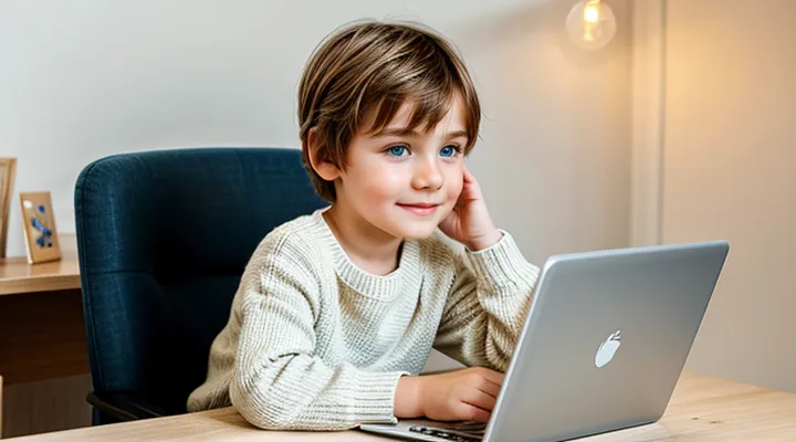 Запись ребёнка к врачу через портал Госуслуги