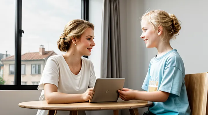 Запись ребёнка к врачу в поликлинику через портал Госуслуги