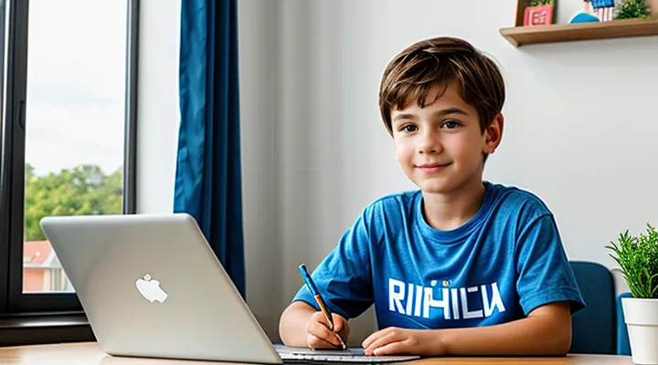 Запись ребёнка в 5 класс через портал Госуслуги