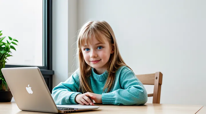 Запись ребёнка в поликлинику через портал Госуслуги