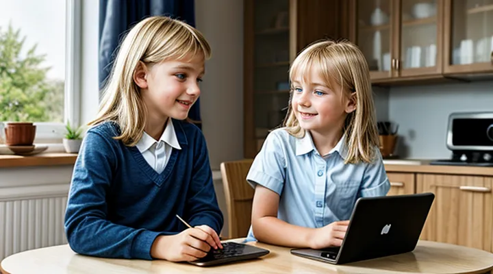 Запись ребёнка в школу на подготовку через портал Госуслуги