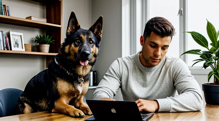 Запись собаки к ветеринару через сервис Госуслуги